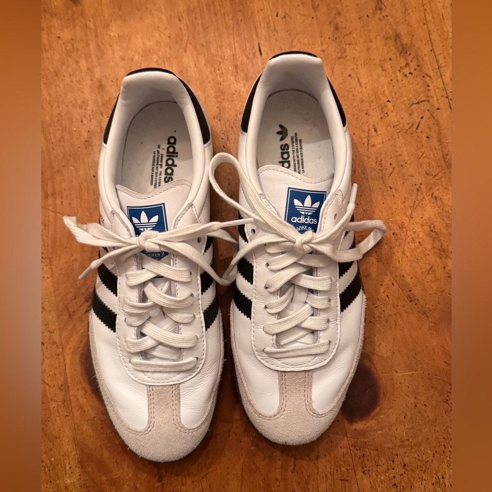Adidas Sambas Classic White and Black